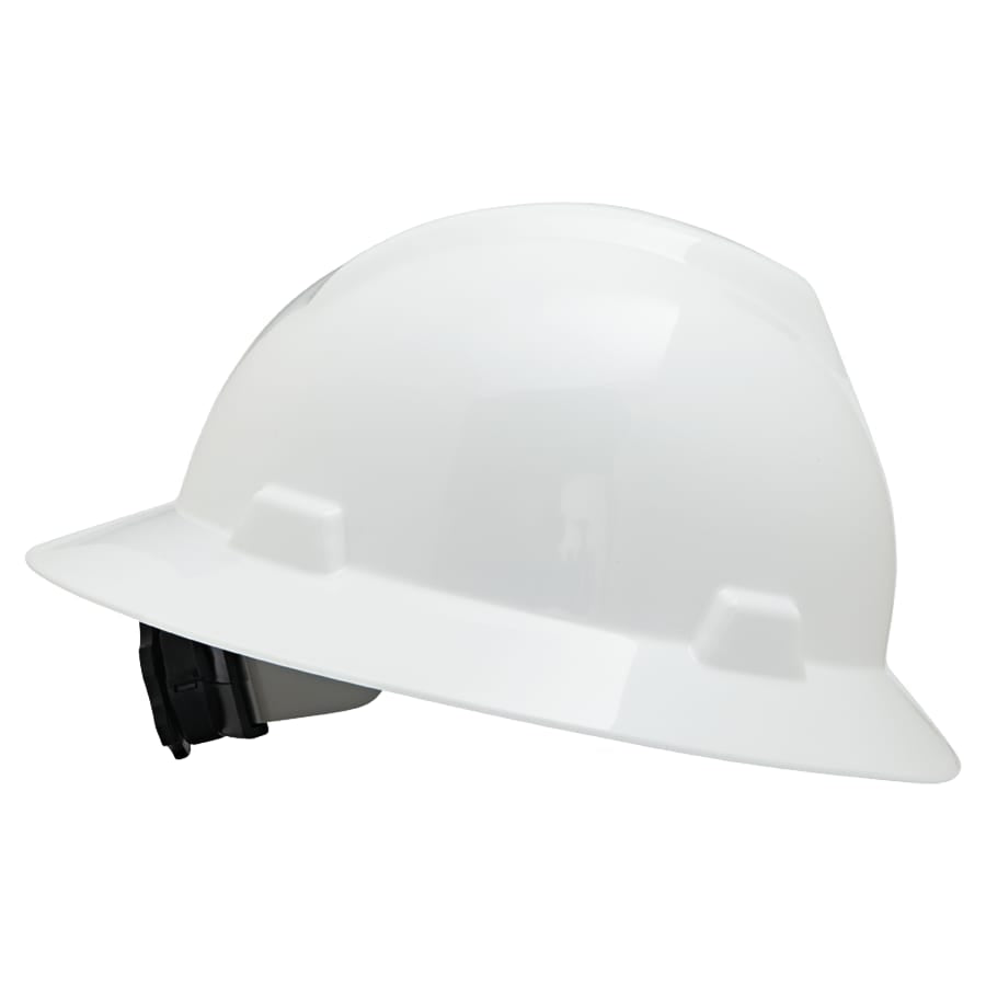 MSA V-Gard Protective Full Brim Hard Hat