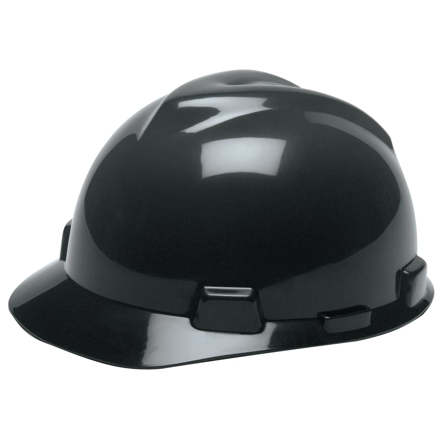 MSA V-Gard Protective Cap-Style Hard Hat - Black