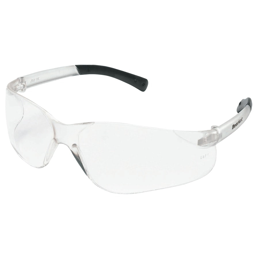 MCR Safety BearKat Protective Eyewear, Clear Lens, Duramass Scratch-Resistant