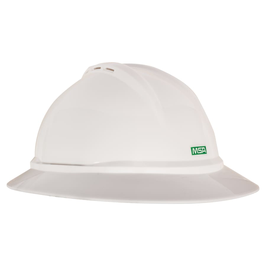 MSA  V-Gard® Vented Full Brim Hard Hat