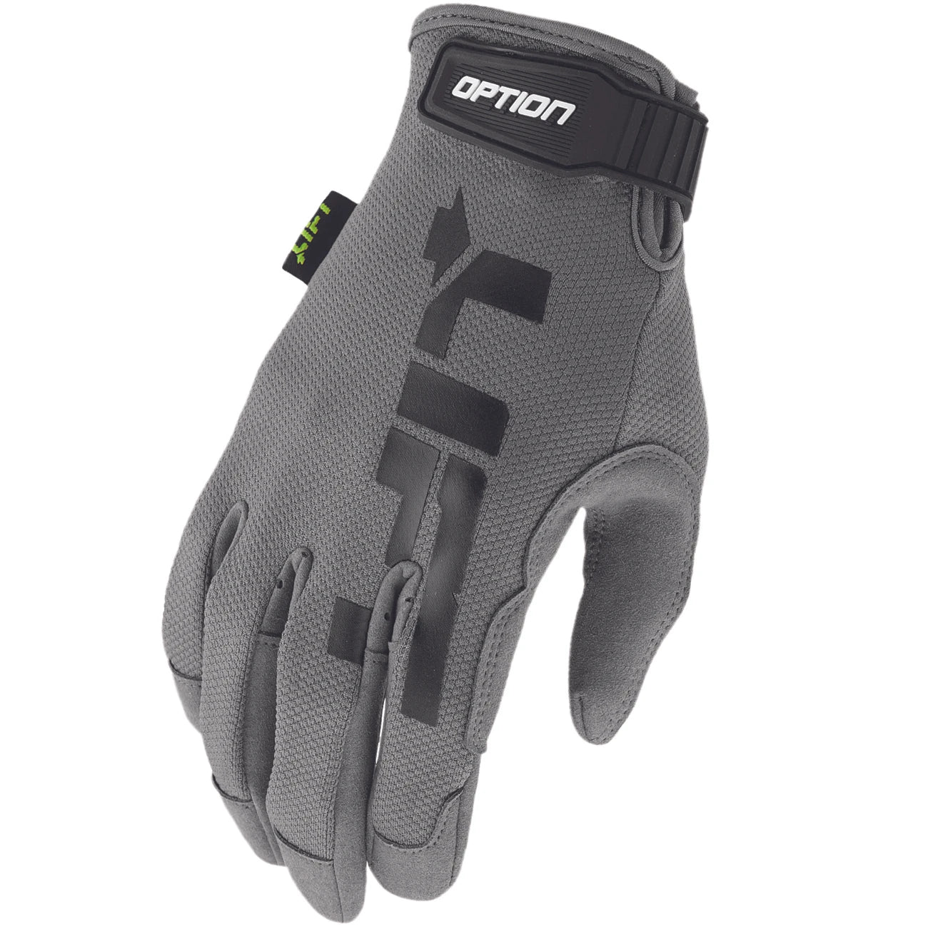 LIFT OPTION Glove (Grey)- Synthetic Leather with Air Mesh